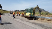 Proseguono i lavori di ripristino della rete stradale metropolitana.